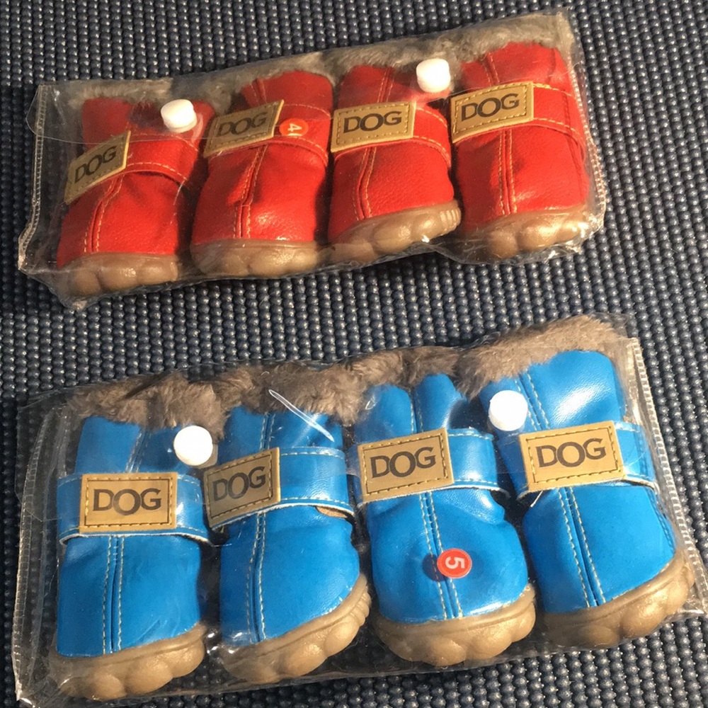 Ugg inspired dog boots! Brand new!